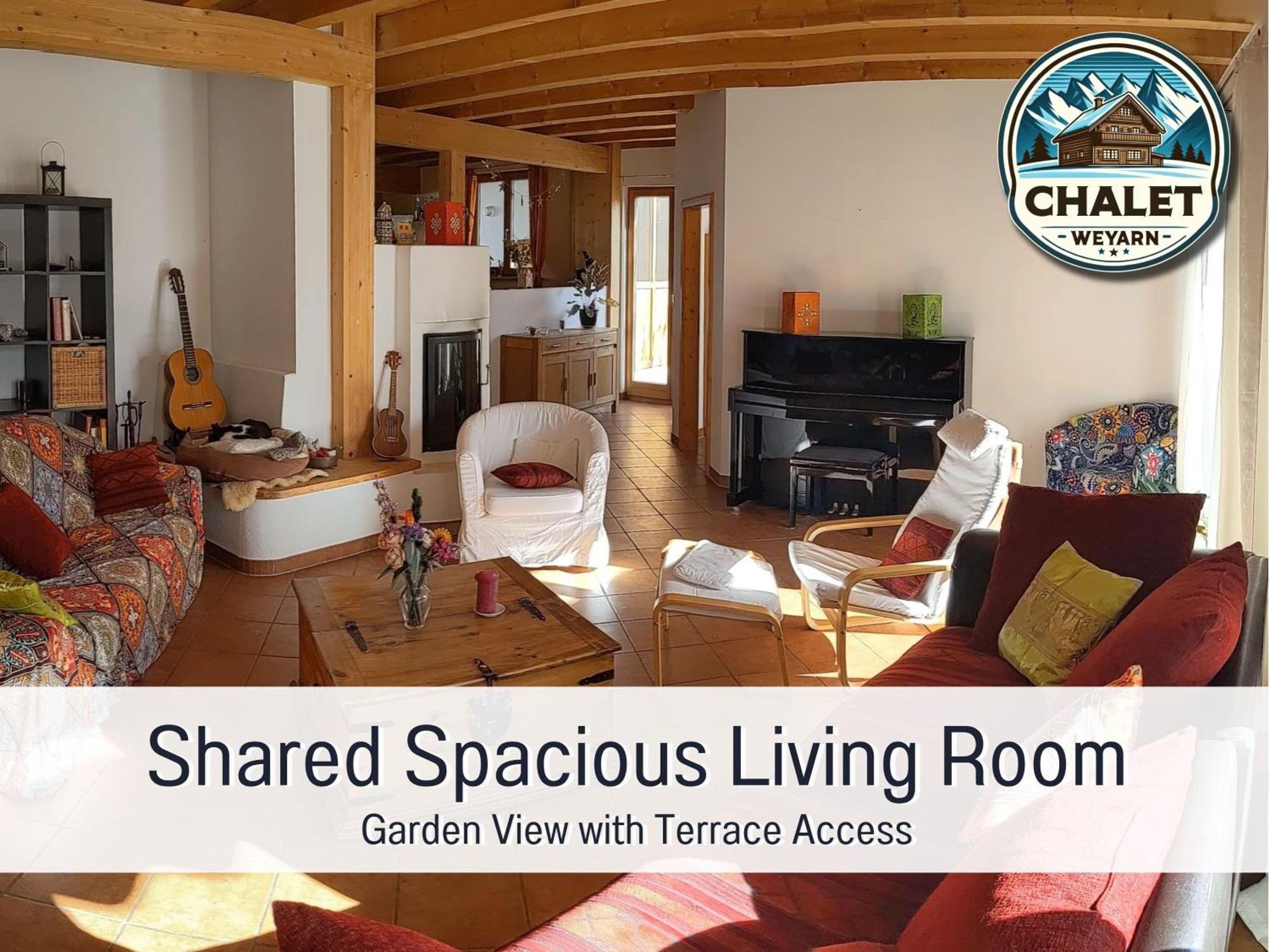 Chalet Weyarn - Doppelzimmer Mit Gartenblick Luaran gambar